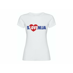 Ženska majica Srce Slovenija