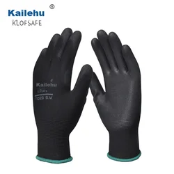 Kailehu Radne rukavice, 10 pari, Crne