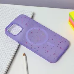 Maska za telefon Colorful Magsafe za iPhone 14 6.1 ljubičasta