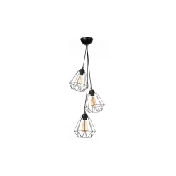 Luster na sajli DIAMENT MINI 3xE27/60W/230V