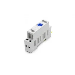 NO Normally Open thermostat, adjustable (for controlling cooling elements), DIN rail mount