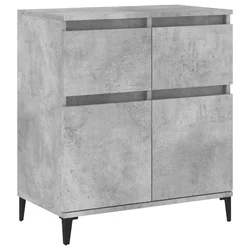 Komoda siva boja betona 60x35x70 cm od konstruiranog drva