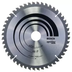Bosch List kružne testere Optiline Wood 2608640430, 210 x 30 x 2,0 mm, 48