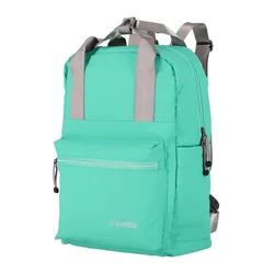 Travelite Basics Canvas Backpack Green