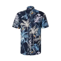 JACK & JONES Muška košulja na kratke rukave 12269137, Teget