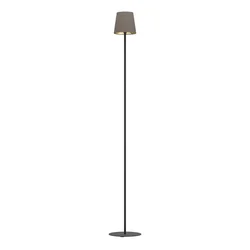 Eglo 901111 - Podna lampa FIORANA 1xE14/7,5W/230V crna/braon