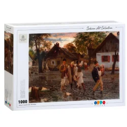 ODDO Slagalica Serbian Art Collection, Uroš Predić, Vesela braća, žalosna im majka, 1000 delova