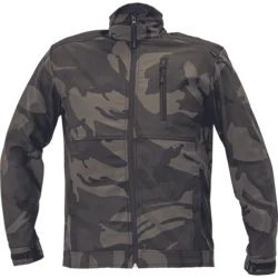 Cerva Group CRAMBE softshell, vojaška barva, zelena/črna, XL