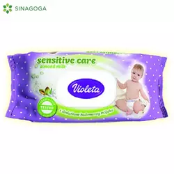 VLAZNE MARAMICE VIOLETA SENSITIVE CARE 56/1 (12) DELTA DMD