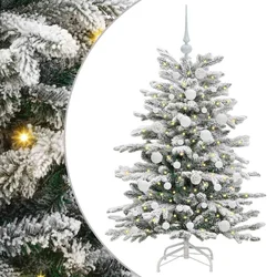 Umjetno božićno drvce s nogom Bijelo 120 cm PE i PVC