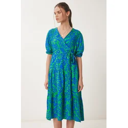 Happiness Istanbul Obleka modra/zelena