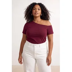 Trendyol Curve Ženska bluza Tbbss26Af00088, Bordo