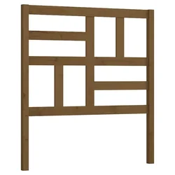 Uzglavlje za krevet boja meda 106 x 4 x 104 cm masivna borovina