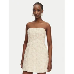 Bardot Cocktail obleka Karoline 60099DB6 Bež Regular Fit