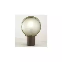 SIRU - Stona lampa FLORET 1xE14/40W/230V braon/siva venecijansko staklo