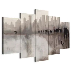 artgeist Slika Na Platnu City In The Rain