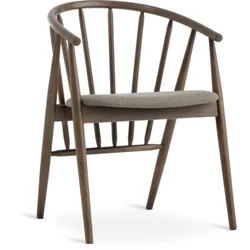 Dining chair LYKSBORG dark oak
