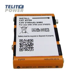 TELIT POWER Baterija PN 3769 za PELI 3765ZO LED Baterijsku lampu NiMH 4.8V 2100mAh Panasonic