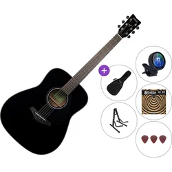 Yamaha FG800 SET 2 Black Akustična kitara
