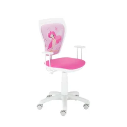 NOWY STYL Dečija radna stolica Ministyle White Fairy, Roze