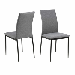 Design Scandinavia Jedilni stol Anis (SET 4), siva