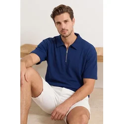 Trendyol Muška majica Tmnss25Po00006, Tamnoplava