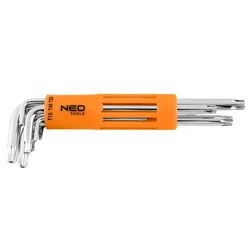 Ključi Torx, dolgi T10-T50, komplet 8 09-524