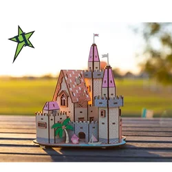 3d drvena puzzle - BAJKOVITI ZAMAK
