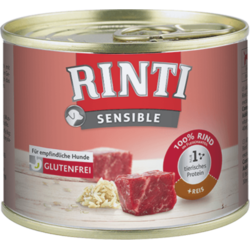 Rinti Pasja hrana Sensible, 185g - Govedina + riž