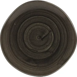 CHURCHILL Stonecast Iron Black globok krožnik, organski, o: 253 mm (12 kos)
