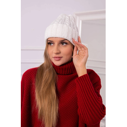 Kesi Cap with turn up Ariana K299 ecru