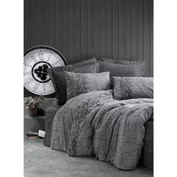 Sooty - Sivi Ranforce Super King Posteljina Set