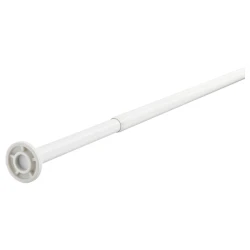 BOTAREN Šipka za zavesu za tuš, bela, 70-120 cm