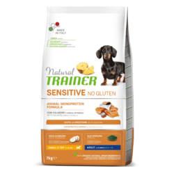 Trainer Natural Small & Toy Adult Sensitive No Gluten Losos - 2 kg