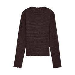 VERO MODA Majica VMZia čokolada