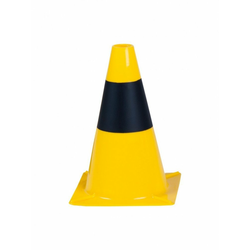 Prometni stožec rumeno-črn 30 cm elastika