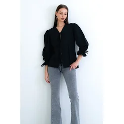 Trend Alacati Stili Ženska bluza Alc-X15169, Crna