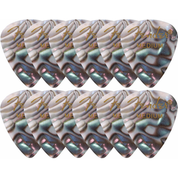 Fender 351 Shape Premium Picks Abalone Medium 12 Pack