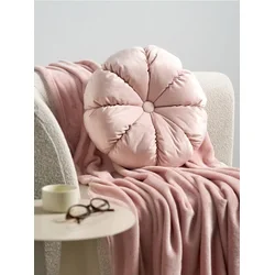 Sinsay - Štepani dekorativni jastuk - pastelno roze