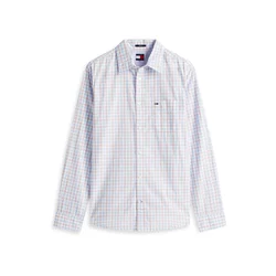 Tommy Jeans Srajca svetlo modra/rdeča/bela