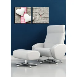 Wallity Zidni sat 2P2828CS-18, 60x28 cm, 2 dela