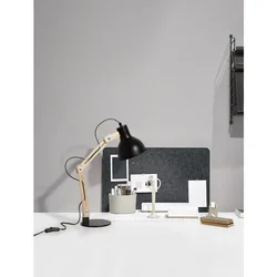 GROU STOLNA LAMPA E27 /IP20/MATT CRNA