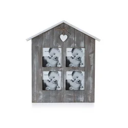 HOME DECOR Okvir - oglasna deska SOLID HEART, 4 fotografije, komplet 2
