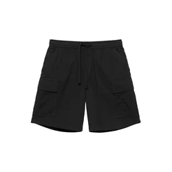 Pull&Bear Kargo hlače  črna