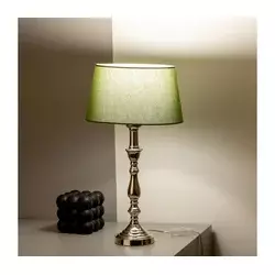 Brilagi - Stona lampa CERIA 1xE27/60W/230V prečnik 25 cm sjajni hrom/zelena