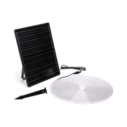 Aigostar - LED prigušiva solarna traka LED/20W/3,2V 20 m 2700K IP65 + daljinski upravljač
