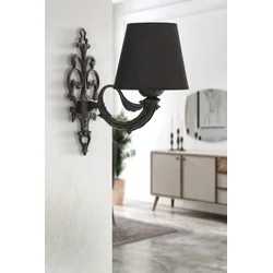 Opviq Zidna lampa Lily, 15x10x13cm, IP20, Crna