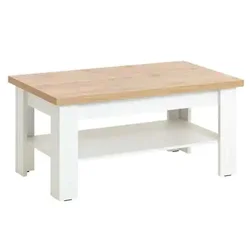 Stočić MARKS 60x110 cm bela/hrast
