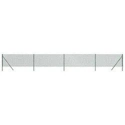 Vidaxl Mrežna ograja zelena 0,8x10 m