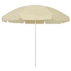 Suncobran za plažu žuta boja pijeska 240 cm